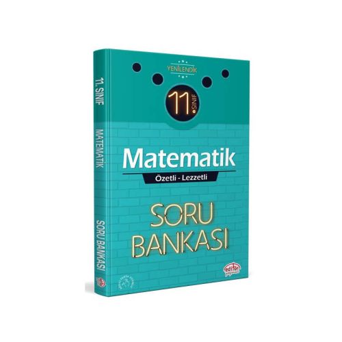 Editör 11. Sınıf Matematik Özetli Lezzetli Soru Bankası
