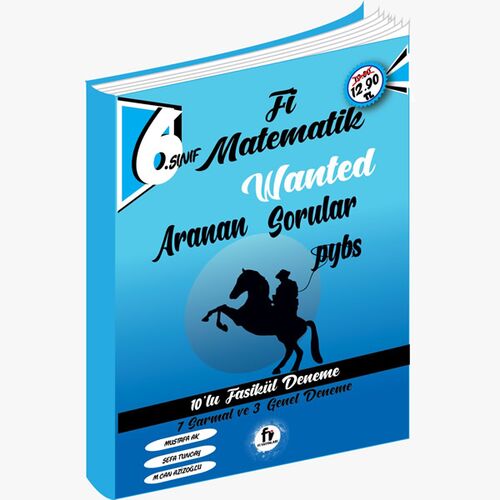 6. Sınıf PYBS Matematik Wanted Aranan Sorular 10 lu Fasikül Deneme Fi Yayınları