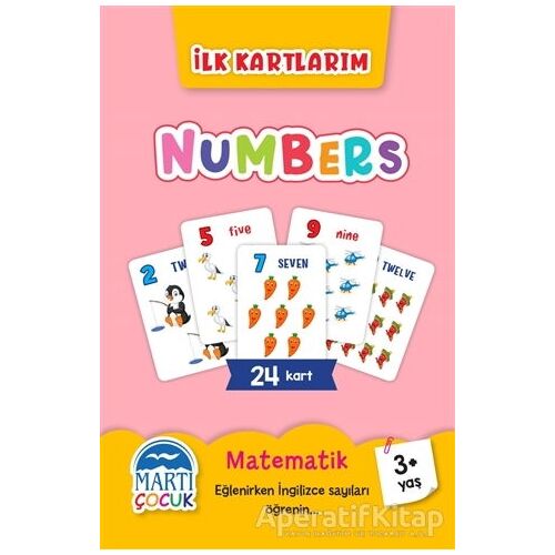 Numbers - İlk Kartlarım - Kolektif - Martı Çocuk Yayınları