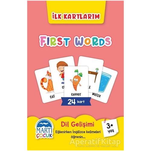 First Words - İlk Kartlarım - Kolektif - Martı Çocuk Yayınları