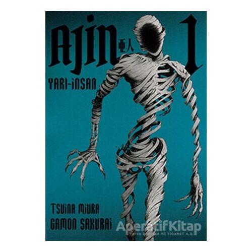 Ajin 1 - Yarı İnsan - Tsuina Miura - Gerekli Şeyler Yayıncılık