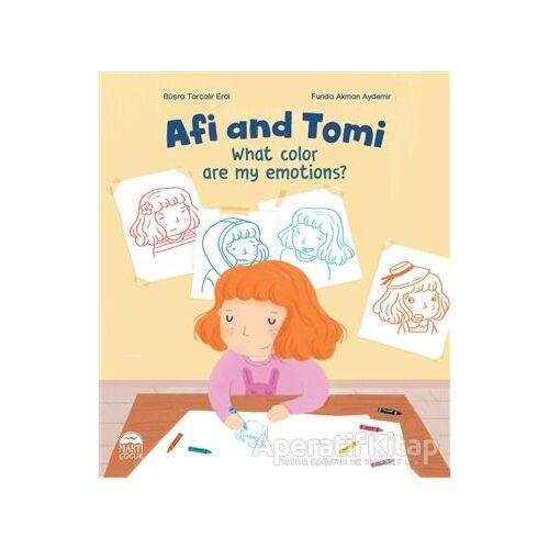 Afi and Tomi - What Color are My Emotions? - Büşra Tarçalır Erol - Martı Çocuk Yayınları