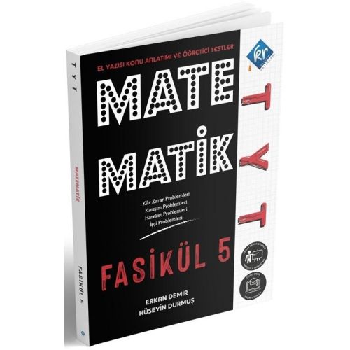 KR Akademi TYT Matematik El Yazısı Konu Anlatımlı 5. Fasikül