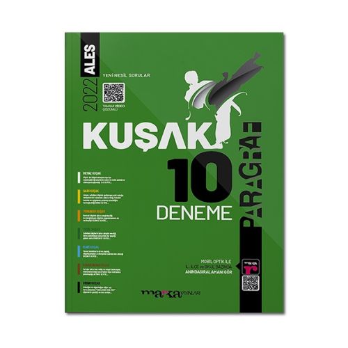 Marka 2024 ALES Paragraf Kuşak 10 Deneme Tamamı Video Çözümlü