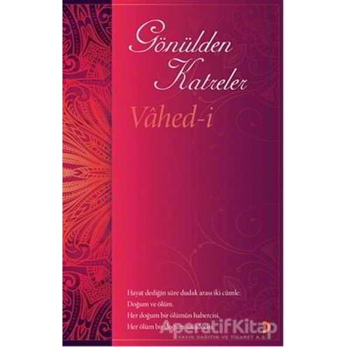 Gönülden Katreler - Vahed-i - Cinius Yayınları