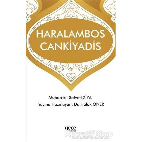 Haralambos Cankiyadis - Haluk Öner - Gece Kitaplığı
