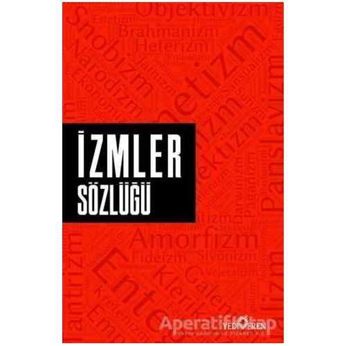 İzmler Sözlüğü - Ahmet Murat Seyrek - Yediveren Yayınları