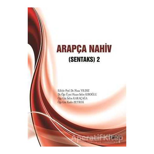 Arapça Nahiv - Sentaks 2 - Selim Karaçağa - Gece Kitaplığı