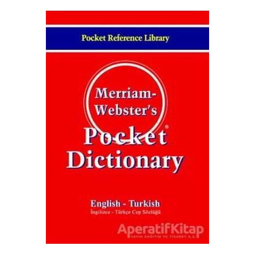 Merriam Webster’s Pocket Dictionary English - Turkish  / Cep Sözlüğü - Kolektif - Bilge Kültür Sanat