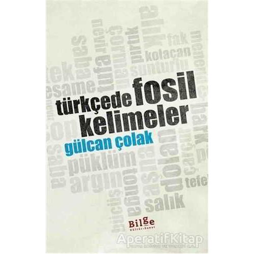 Türkçede Fosil Kelimeler - Gülcan Çolak - Bilge Kültür Sanat