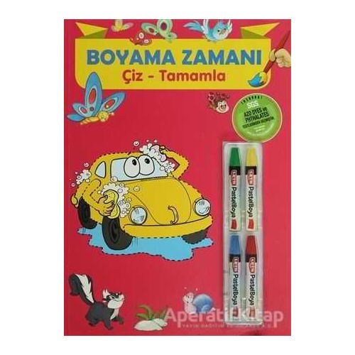 Boyama Zamanı: Çiz - Tamamla - Kolektif - Parıltı Yayınları