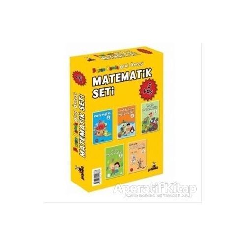 Okul Öncesi 5 Yaş Matematik Seti (5 Kitap) - Afife Çoruk - Beyaz Panda Yayınları