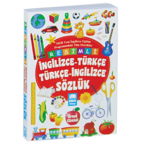 Resimli İngilizce - Türkçe / Türkçe - İngilizce Sözlük - Kolektif - Ema Kitap