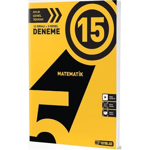 Hız Yayınları 5. Sınıf Matematik 15 Deneme