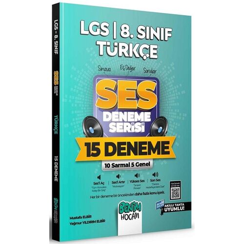 Benim Hocam 8. Sınıf LGS Türkçe 15 Deneme Ses Deneme Serisi