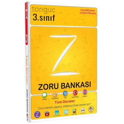 Tonguç Akademi 3. Sınıf Tüm Dersler Zoru Bankası