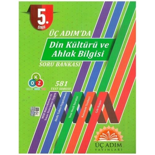 Üç Adım 5. Sınıf Üç Adımda Din Kültürü ve Ahlak Bilgisi Soru Bankası