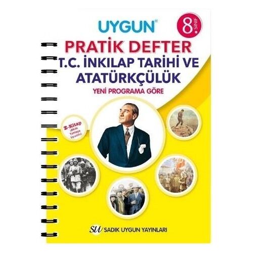 Sadık Uygun 8. Sınıf T.C İnkılap Tarihi ve Atatürkçülük Pratik Defter