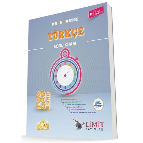 Limit 8. Sınıf Türkçe Kronometre Soru Bankası