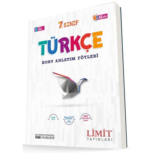 Limit 7. Sınıf Türkçe Konu Anlatım Föyleri 12 Föy