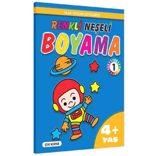 Renkli Neşeli Boyama 1 4+ Yaş - Kolektif - Pinokyo Yayınları