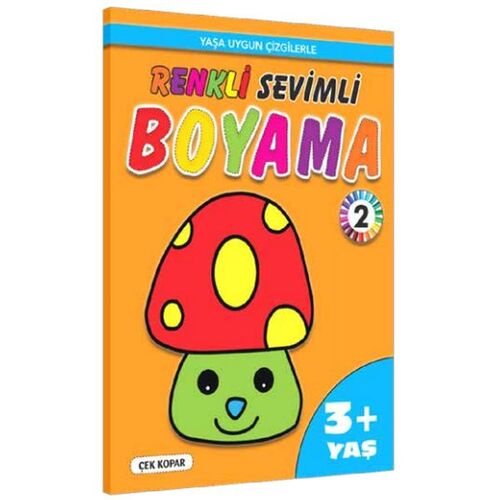 Renkli Sevimli Boyama 2 3+ Yaş - Kolektif - Pinokyo Yayınları