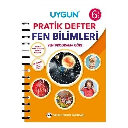 Sadık Uygun 6. Sınıf Fen Bilimleri Pratik Defter