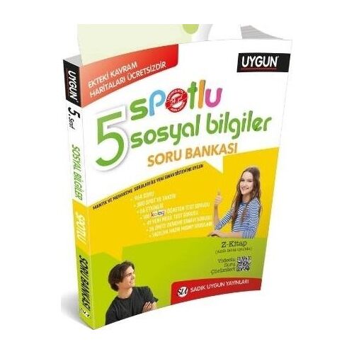 Sadık Uygun 5. Sınıf Sosyal Bilgiler Spotlu Soru Bankası