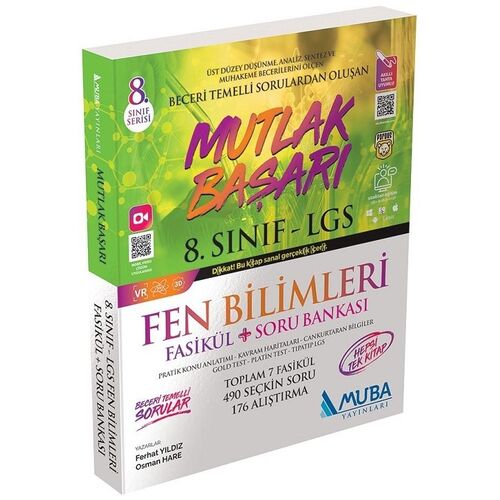 Muba 8. Sınıf LGS Fen Bilimleri Mutlak Başarı Fasikül+Soru Bankası