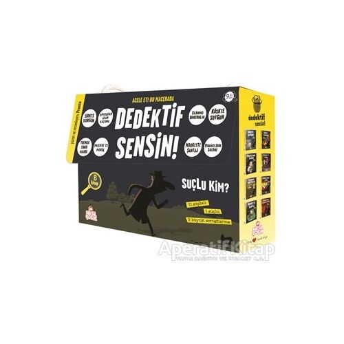 Dedektif Sensin 2 Set Bir Arada - 8 Kitap Takım - Pronto - Nesil Çocuk Yayınları