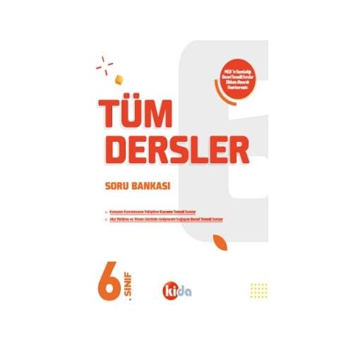 Kida 6. Sınıf Tüm Dersler Soru Bankası