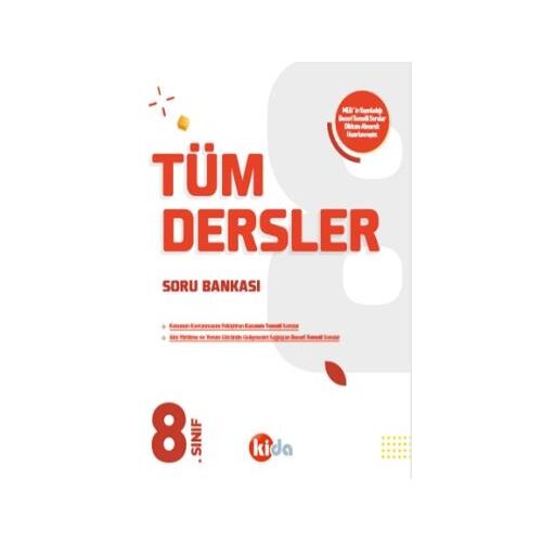 Kida 8. Sınıf Tüm Dersler Soru Bankası