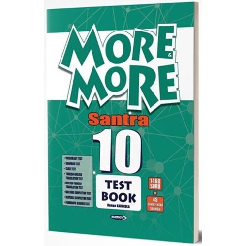 Kurmay ELT More and More English 10 Santra Test Book