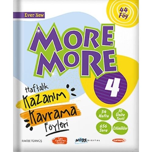 Kurmay ELT More and More English 4 Haftalık Kazanım Kavrama Föyleri