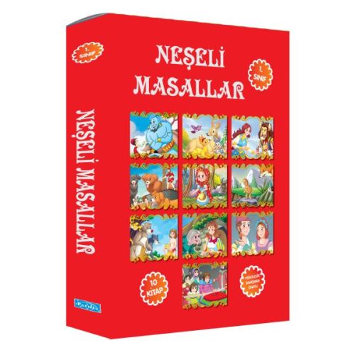 Neşeli Masallar 10 Kitap Set - Ülkü Unsu - Parıltı Yayınları