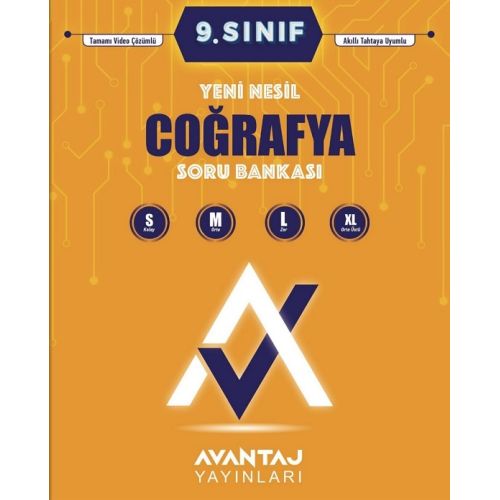 Avantaj 9. Sınıf Coğrafya Soru Bankası 2024 öncesi müfredat