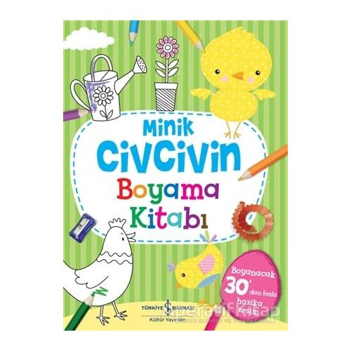 Minik Civcivin Boyama Kitabı - Kolektif - İş Bankası Kültür Yayınları