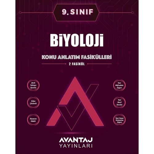 Avantaj 9. Sınıf Biyoloji Konu Anlatım Fasikülleri