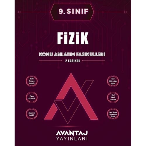 Avantaj 9. Sınıf Fizik Konu Anlatım Fasikülleri