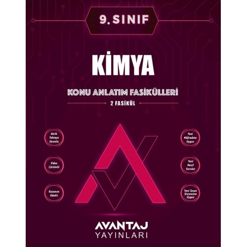 Avantaj 9. Sınıf Kimya Konu Anlatım Fasikülleri 2024 ÖNCESİ MÜFREDAT