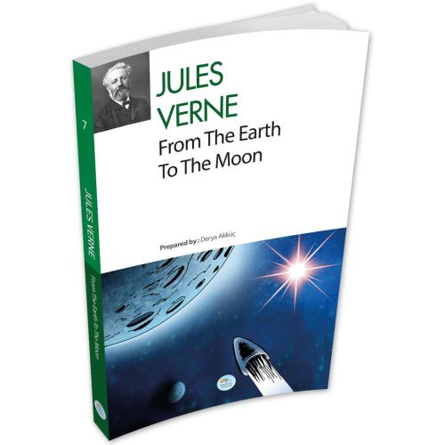 From The Earth To The Moon - Jules Verne - (İngilizce) Maviçatı Yayınları