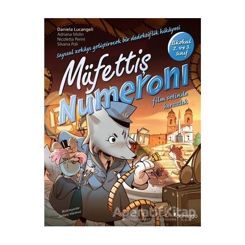 Müfettiş Numeroni 1 - Film Setinde Hırsızlık - Daniela Lucangeli - Domingo Yayınevi