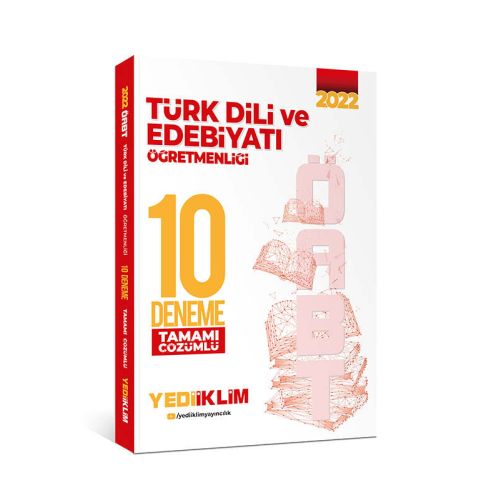 Yediiklim 2022 ÖABT Türk Dili ve Edebiyatı Öğretmenliği Tamamı Çözümlü 10 Deneme