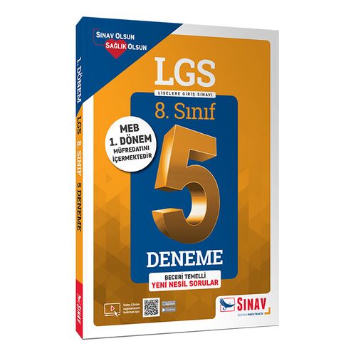 Sınav 8.Sınıf 1.Dönem LGS Çözümlü 5 Deneme