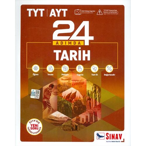 TYT AYT 24 Adımda Tarih Sınav Yayınları