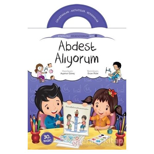 Abdest Alıyorum - Etkinlikli Öğreniyorum 4. Kitap - Ayşenur Güneş - Nesil Çocuk Yayınları