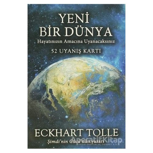 Yeni Bir Dünya - 52 Uyanış Kartı - Eckhart Tolle - Artemis Yayınları