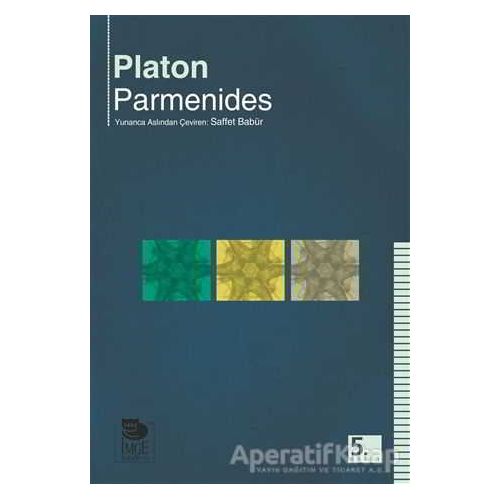 Parmenides - Platon (Eflatun) - İmge Kitabevi Yayınları