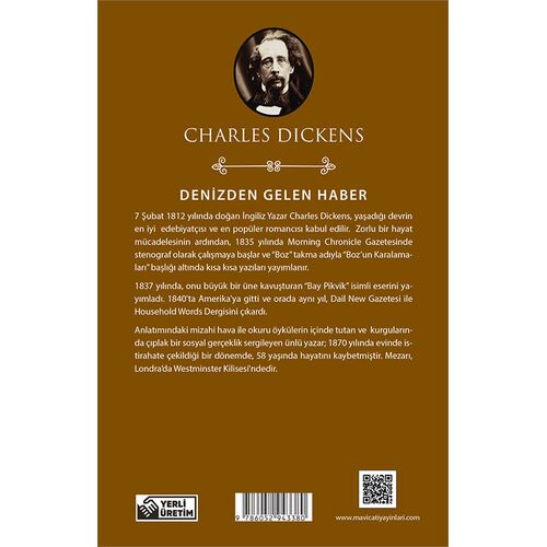 Denizden Gelen Haber - Charles Dickens - Maviçatı (Dünya Klasikleri)