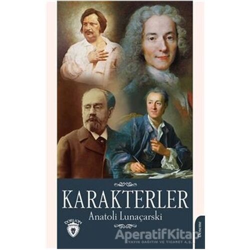 Karakterler - Anatoli Lunaçarski - Dorlion Yayınları